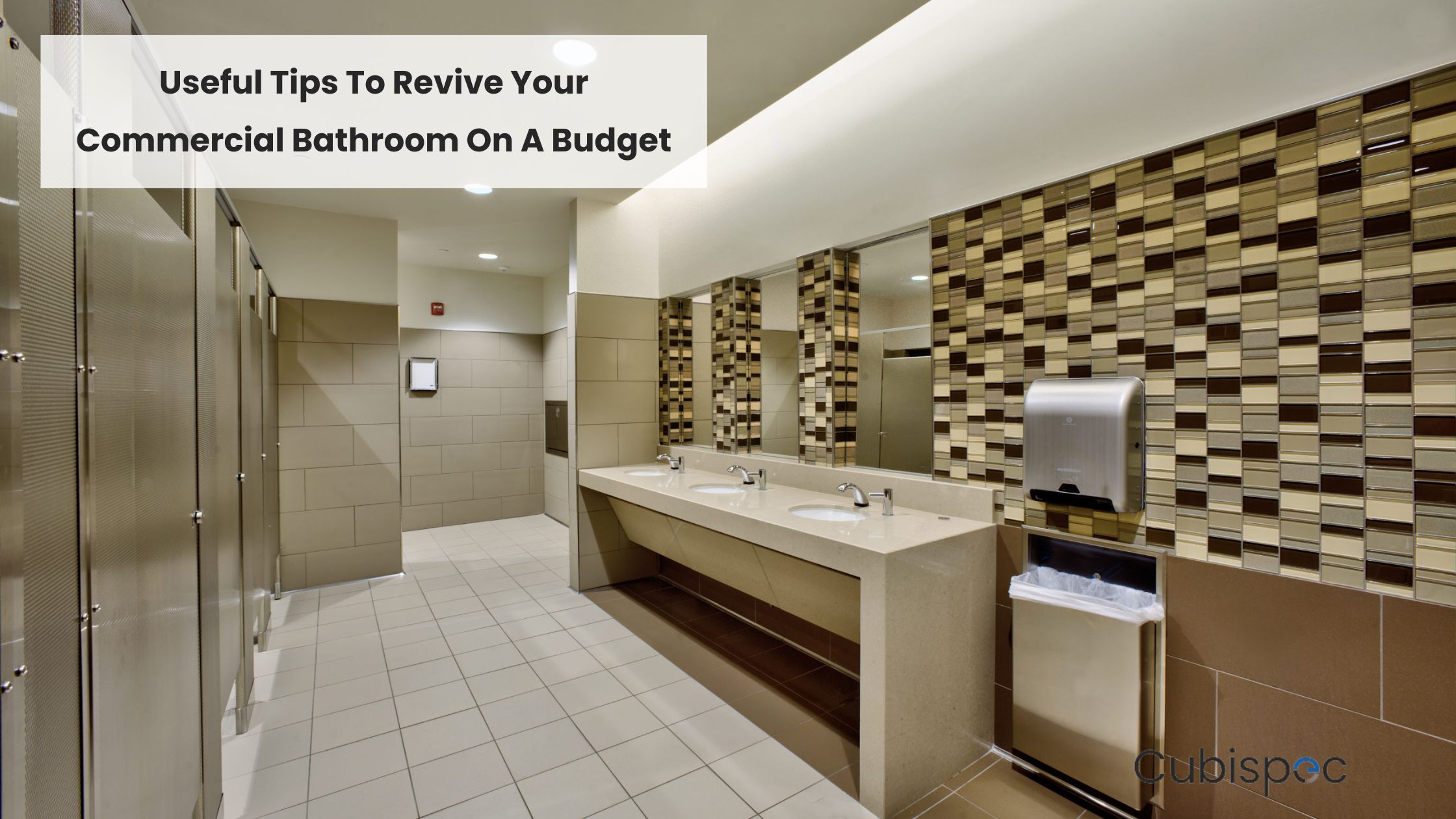 Useful Tips To Revive Your Commercial Bathroom On A Budget - CUBISPEC